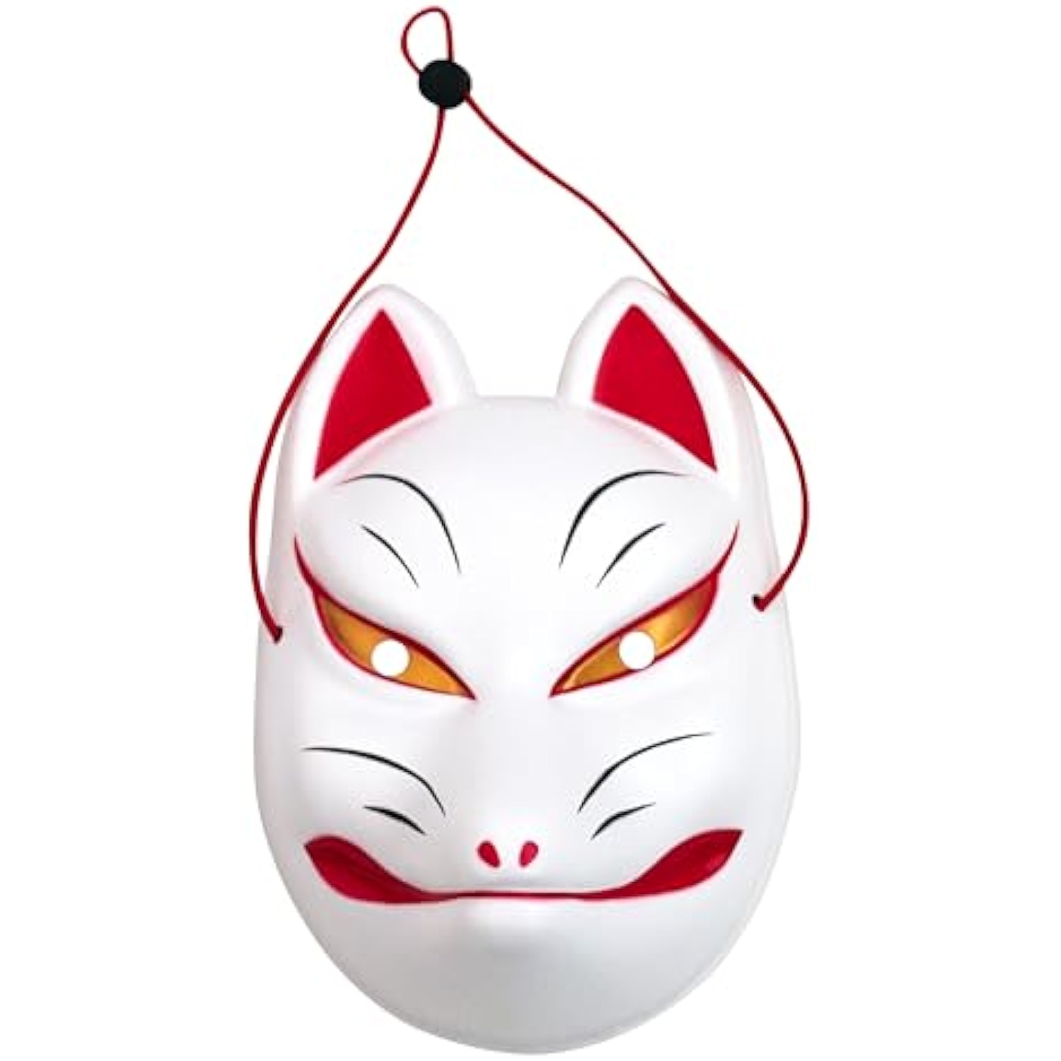 クリアストーン(Clearstone) 和風お面 天狐 白 ユニセックス ホワイト 詳細画像1
