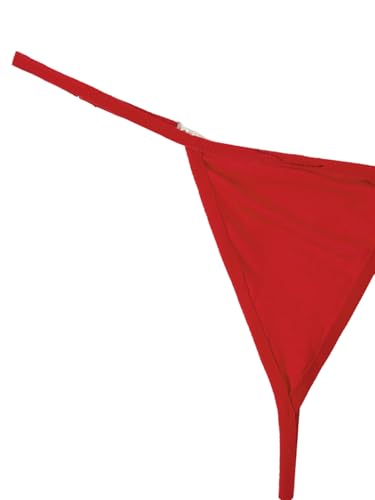 Image of RoseSeek Women's Sparkling Butterfly Chain Underwear Low Rise Cheeky G String Panty