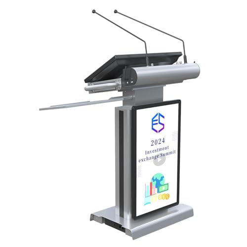 Smart Digital Podium 23.6" Multi-Point Control Panel with 32" LCD Display