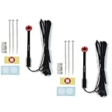 Quick クイック QST-110 2個セット クイックタッチ スライドドア開閉ボタン 後部座席からスライドドアをボタンひとつで開閉 2個セット 両側用 トヨタ 200系 ハイエース 80系 ノア/ヴォクシー/エスクァイア 等用 便利 カスタム パーツ