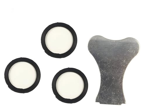 Custom Pro 20 mm Fogger Replacement Discs | 3-Pack, Universal Ceramic Membrane for Mist Maker