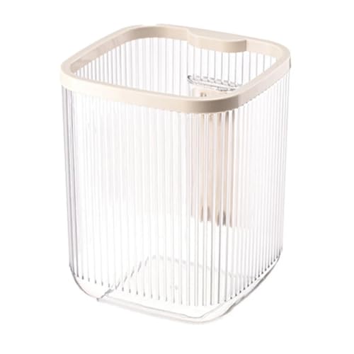 Foemey Mini cubo de basura pequeño de escritorio con soporte para teléfono móvil, dormitorio, baño, espacio de trabajo limpio, papelera, papelera, color blanco