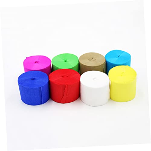 TEHAUX 6 Peças De Decoração De Decoração De Mão Papel Crepom Para Flâmulas De Papel De Festa Papel C