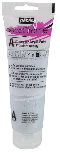 PEBEO 120ml Deco auxiliar purpurina de plata