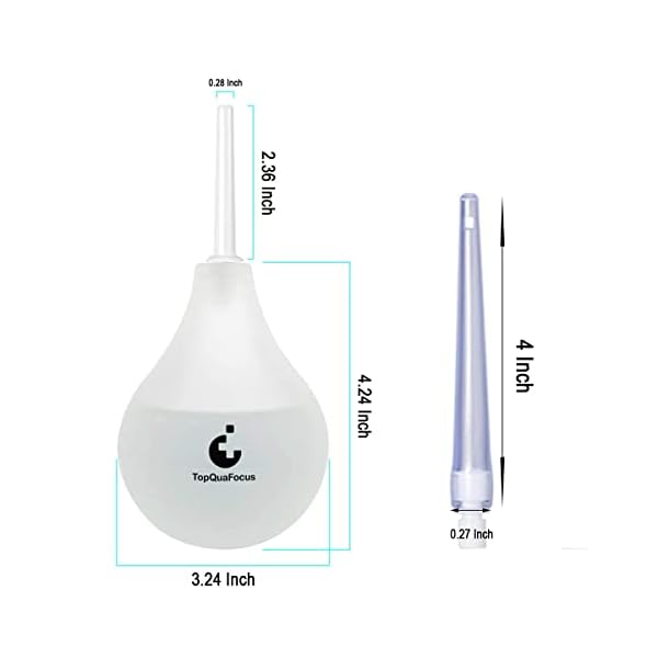 TopQuaFocus Darmeinlauf Klistier 224ml • Irrigator zur Darmreinigung • Intimdusche zur Analdusche und Vaginaldusche… – Bild 7