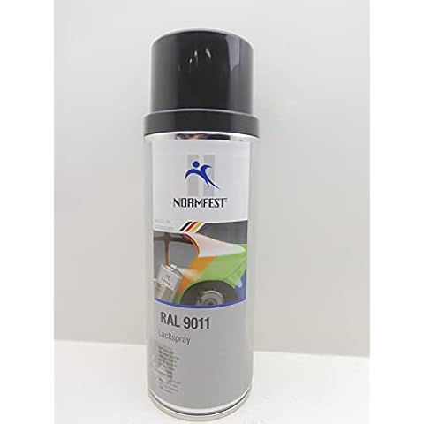 Graphite Black RAL 9011 Paint Spray Can 400 ml (1) Cover