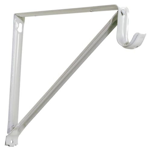 White Support Shelf & Rod