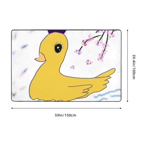 Tapis canard absorbant et antidérapant Little Yellow pour la douche