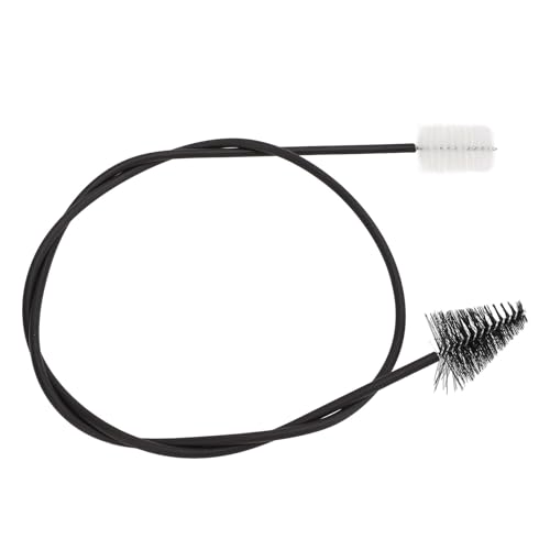 Alomejor Kit de Limpieza de Trompeta, Cepillo de Serpiente Recubierto de Goma Flexible de 83 Cm para...