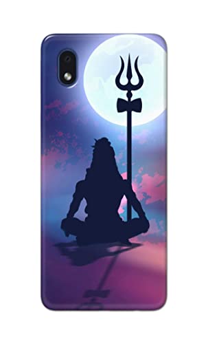Image of Printed Hard Back Cover Case for Samsung Galaxy M01 Core | Samsung Galaxy A01 Core Back Cover (Lord Shiva) -1302