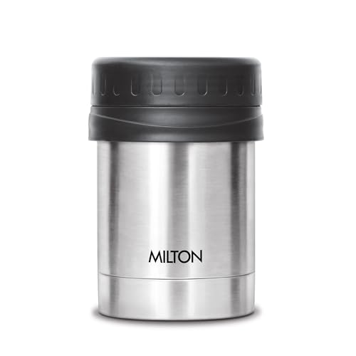 Image of Milton Soup Flask Deluxe 350 Thermosteel I 100% Leak Proof I Premium SS304 Stainless Steel I Vacuum Insulated I Thermos for Soup, Tea, Coffee, 340ml, Silver