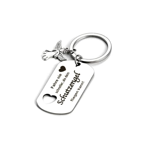 HEWJYDE Schutzengel schlüsselanhänger Am Schlüsselbund führerschein bestanden geschenk - Schlüsselanhänger auto Geschenkidee für Männer, Frauen und beste Freunde HEWJYDE Schutzengel schlüsselanhänger Am Schlüsselbund führerschein bestanden geschenk - Schlüsselanhänger auto Geschenkidee für Männer, Frauen und beste Freunde