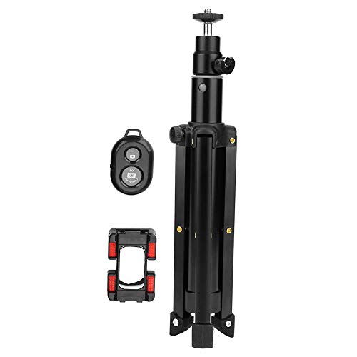 Phone Tripod, Adjustable Camera Mount Tripod Stand Telescopic Selfie Stick Mini Tripod Bluetooth Contorller for Cellphone Camera, Camera Mount Tripod Stand