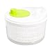 Asciugainsalata Manuale - Centrifuga Piccola per Verdure e Frutta, Contenitore con Cestello Rimovibile per Lavaggio e Scolatura, Facile da Usare e Pulire | Perfetta per Preparare Insalate, Cucina Dome immagine