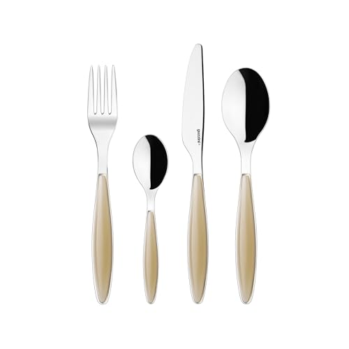 Guzzini, Ménagère 24 Pièces, 15,8 x 7,5 x h25,5 cm