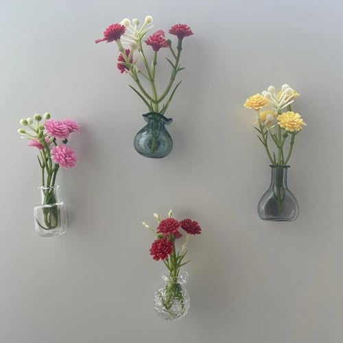 10 mini jarrones magnéticos decorativos miniatura 6