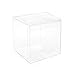Clear Plastic Box 2x2x2 inch for Gift Candy Treat Cupcake Transparent Packing Box Party Favors 50pc by MOWO