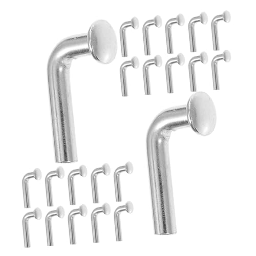 Ciieeo 100Pcs Heavy Duty Pallet Rack Drop J Shaped Safety Clips for Secure Storage Racking Material Versatile Configuration for Warehouse Safety