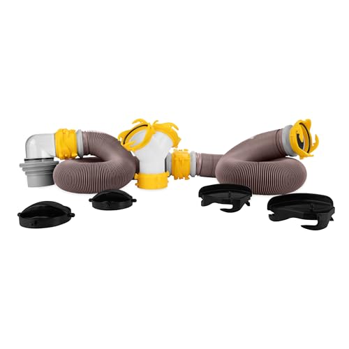 Camco Revolution 20′ Sewer Hose Kit with Wye Connector