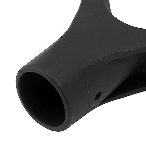 Ersatz Schneeschaufel D Griff, 32mm Innendurchmesser Kunststoff Spaten Schaufel Griff Handschutz Griff für Graben, Rechenwerkzeug(Schwarz)