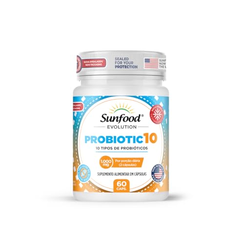 PROBIOTIC 10 1.000MG 60 CAPSULAS SUNFOOD EVOLUTION