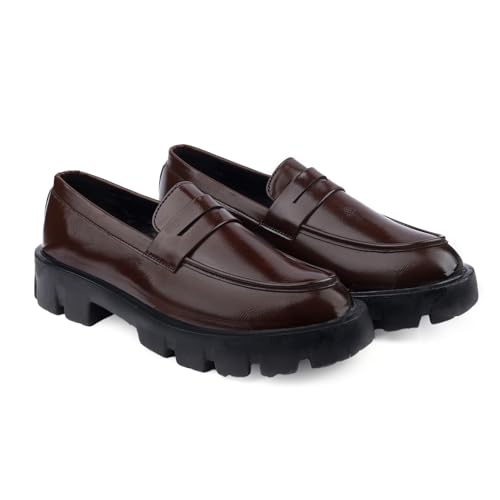 Image of WUGATTI Men's Synthetic Leather Lightweight & Office Wear Slip-On Loafers