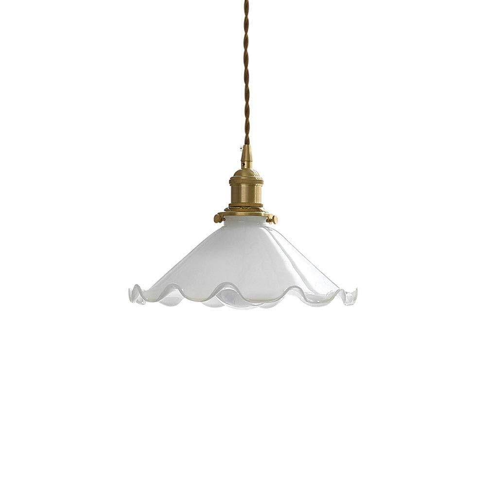 HXYSXHJUO Nordic Red Glass Pendant Light - American Style Chandelier for Restaurant, Bar, Bedroom, and Aisle
