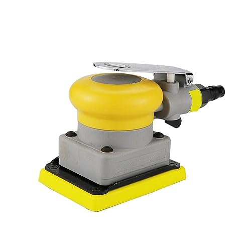 Sander, Polisher Grindering Machine Car Air Sander Polisher With 20Pcs Sandpaper Pneumatic Cars Polishing Grinder Tool Square 70 * 100mm