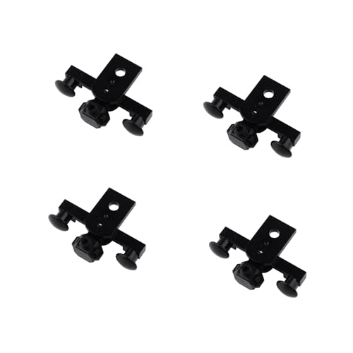 RCmall Magnetic Train Connectors 4pcs Building Blocks Compatible Quick-Release Design Magnetic Train Connectors for Movable Joints & Dynamic Assemblies