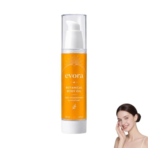 Astraxen Evora Botanical Body Oil with Wakame Algae Brazil Nut & Passionflower Seed Oils Fast Absorbing Moisturizing Body Oil for Dry Skin Massage & Daily Body Care 4 fl oz / 120 ml