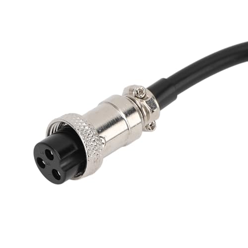 Conector Aviation GX16 4 Pin Macho a Hembra Cable Silicona miniatura 5