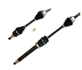 DTA FD50845085 front Left Right Pair - 2 New Premium CV Axles (Drive Axle Assembly) Fits 2000-2011 Ford Focus, with Automatic Transmission Only