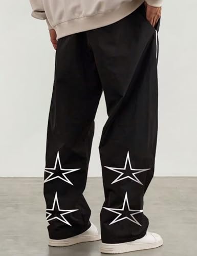 Y2k Baggy Wide Leg Track Pants Hip Hop Baggy Sweatpants for Woman Men2