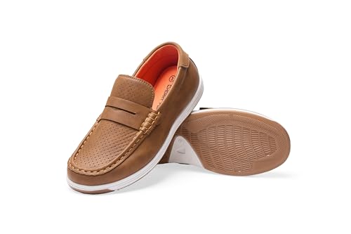 Image of Boys Loafers Kids Casual Boat Shoes School Boys Dress Shoes