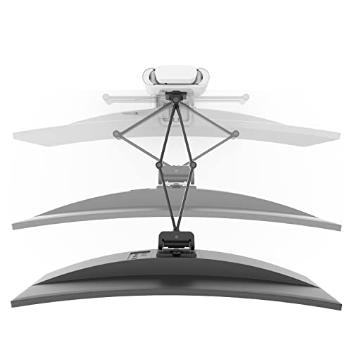 Image of Ergotron - Trace Single Monitor Arm, VESA Desk Mount - for Monitors Up to 38 Inches, 6.5 to 21.5 lbs - White