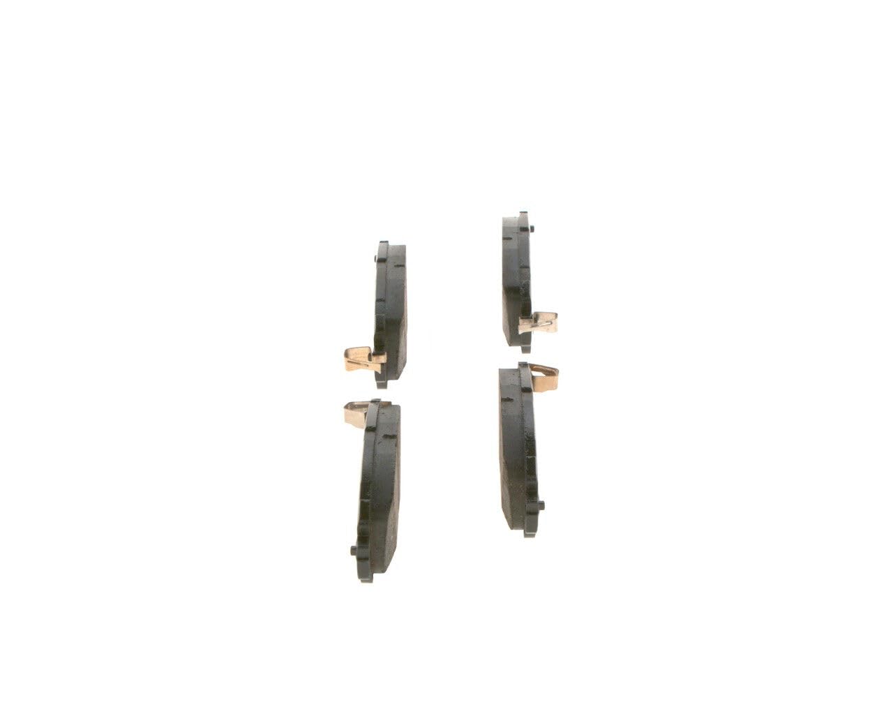 Bosch BP2006 - Pastiglie Freni Auto, Asse Anteriore - Qualità Bosch - Riduzione del Rumore e della Polvere - Certificazione ECE-R90 - Senza Rame - 1 Confezione da 4 Pastiglie | Compatibile con: MAZDA 2
