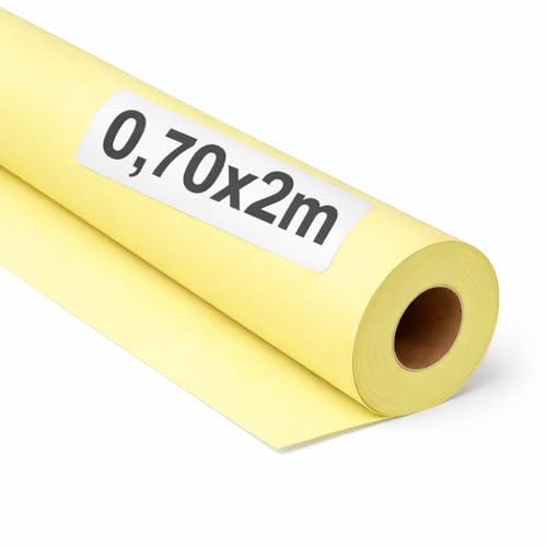 Papier Kraft Jaune pastel facile à couper pour loisirs créatifs et DIY