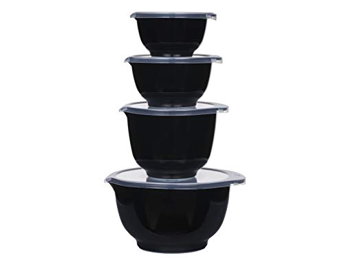 Preisvergleich Produktbild Rosti Margrethe Rührschüssel-Set Schwarz, 8-teilig