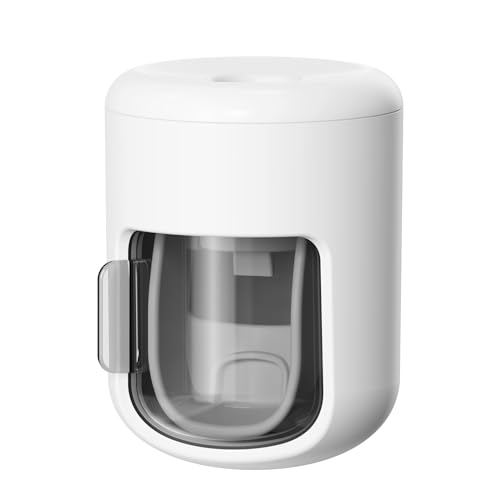 FOTINOR Dispenser Automatico per dentifricio, Dispenser di dentifricio per Bambini, con Coperchio, Antipolvere, Impermeabile, da Parete, per Bagno, Bambini, Adulti (Nuovo)