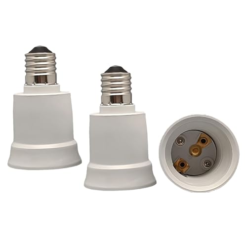 LCHUNYANG e17 e26 ϊ\Pbg 0-250V 50/60Hzp200W(2A)܂ŁAPARޔMɋ AE17-E26ϊA_v^[(3)