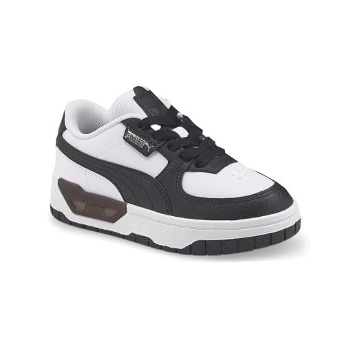 PUMA Toddler Boys Cali Dream Leather Lace Up Sneakers Shoes Casual - Black, White - Size 1 M2