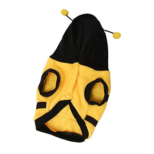 Disfraz Abeja para Perros Talla 6 Amarillo SUPVOX