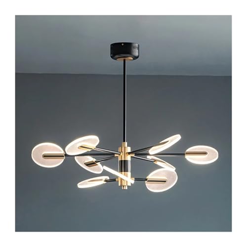 Lustre acrylique réglable LED à intensité idéale pour illuminer la table de salle à manger