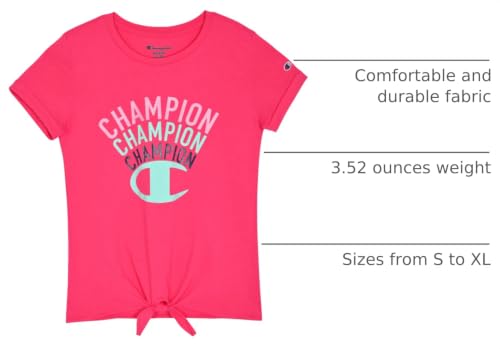 Image of Champion Girls' Champion Girls Short Sleeve Tee Shirt