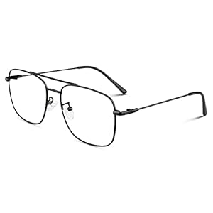 LINVO LGP-LV3150-1 Schwarze Metall Blaufilterbrille