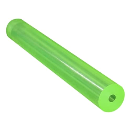LAETYUON PU Polyurethane Hollow Rods Superior Tensile Strength Yellow Translucent Length 500mm for Improved Machine Safety, Durability, and Performance.,20mmx5mmx300mm
