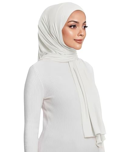 Lina & Lily Pre-sewn Instant Slip-on Modal Jersey Hijab Head Scarf Wrap for Muslim Women