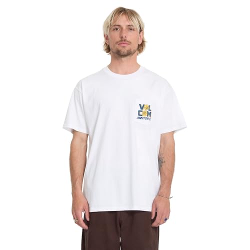 T-shirt à poche Volcom Parted Out en taille L pour homme