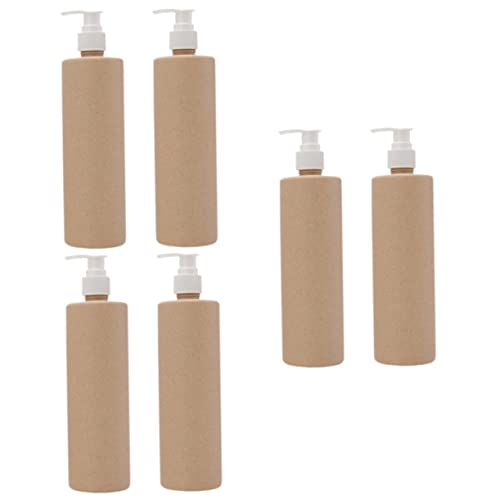Healeved 6stücke Nachfüllbare Pumpflaschen Für Lotion Und Shampoo Wiederverwendbare Reisebehälter Aus Biologisch Abbaubarem Material Für Urlaub Und Geschäftsreisen