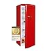 Exquisit Frigorífico una puerta retro RKS325-V-H-160F rojo